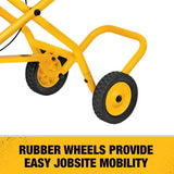 Miter Saw Stand with Wheels ?C DWX726
